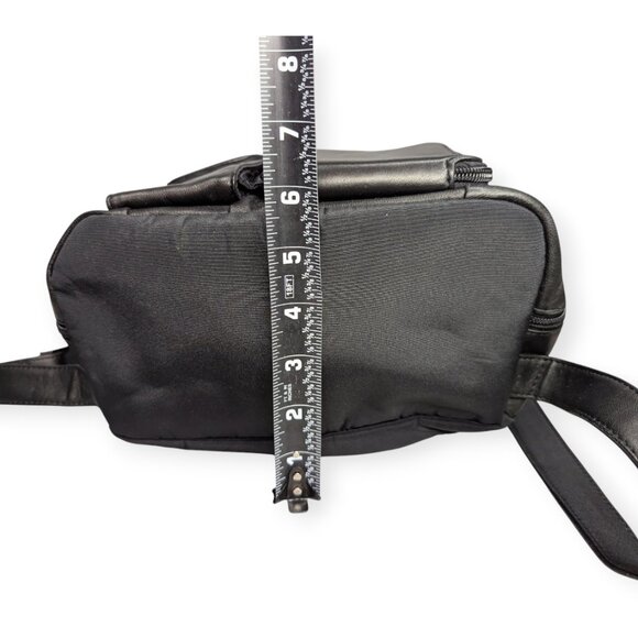 Wilsons Leather Pelle Studio Black Soft Leather Backpack Purse - Picture 10 of 16